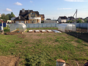 The garden project. Since this picture much more progress has been made. 